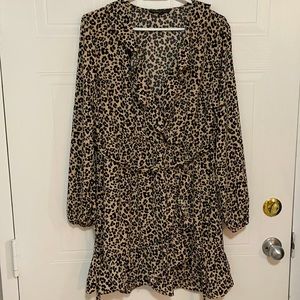 Leopard print dress